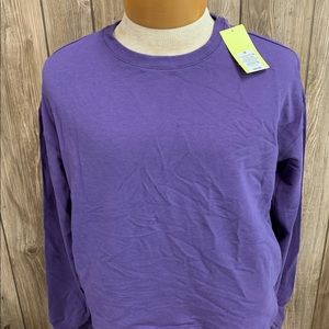 NWT Womens All in Motion purple athleisure pullover